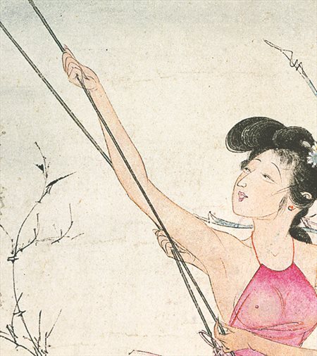 大悟-胡也佛的仕女画和最知名的金瓶梅秘戏图